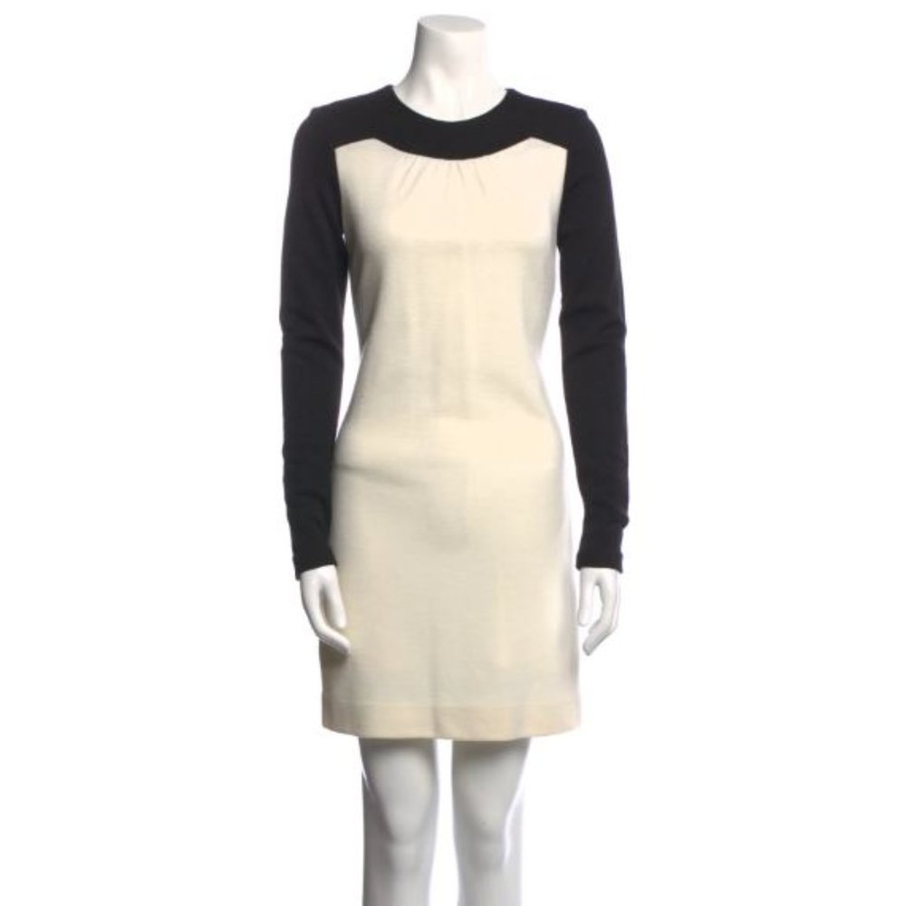 MILLY Colorblock Pattern Mini Dress